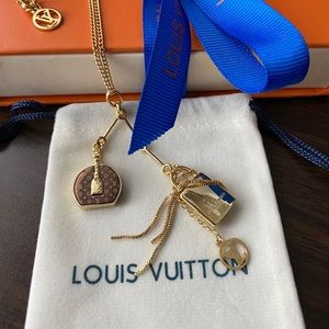 Louis Vuitton Mini LV Pendant Necklace